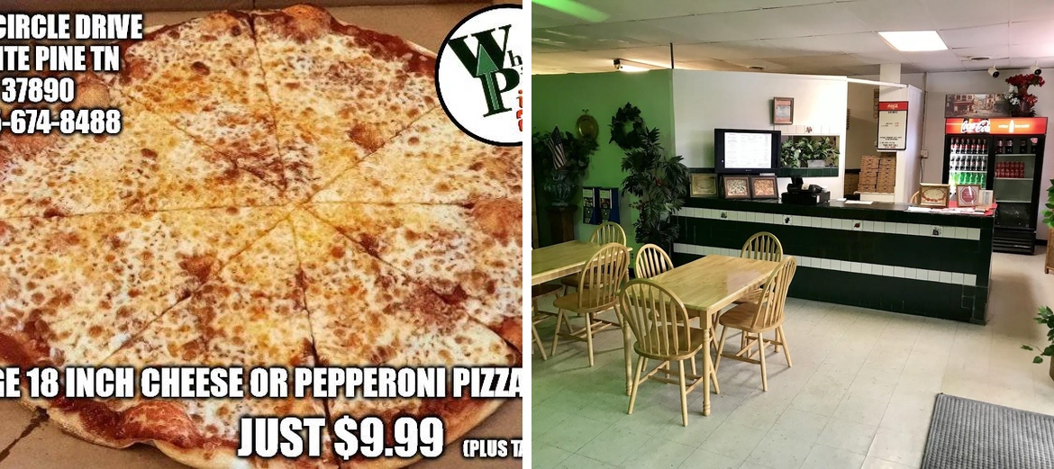 White Pine Pizza 2 Menu